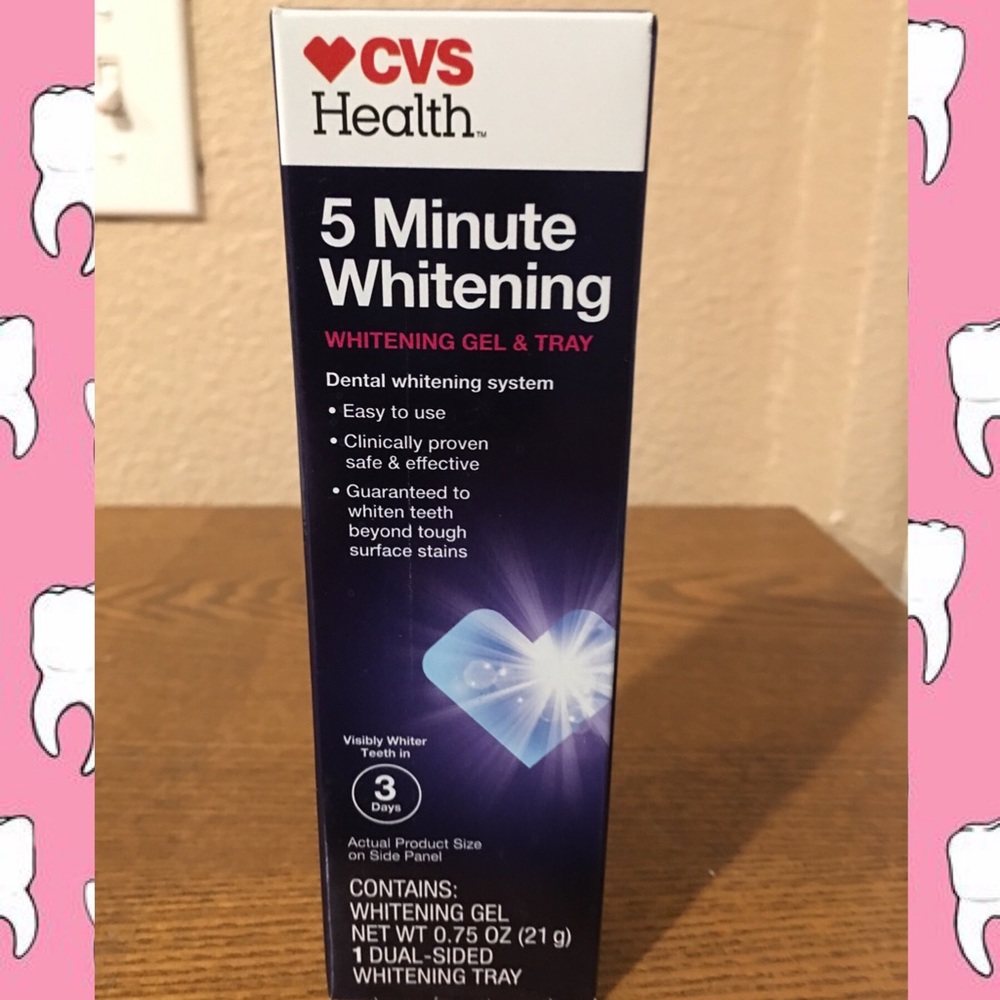 New teeth gel whitening kit
